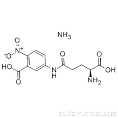 Ácido benzoico, 5 - [(4-amino-4-carboxi-1-oxobutil) amino] -2-nitro-, sal de monoamonio, (57190984, S) - (9CI) CAS 63699-78-5